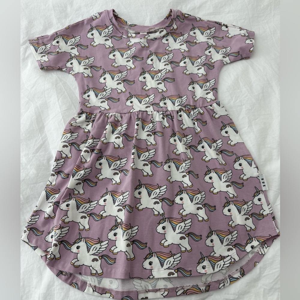 Hux NWT Purple Unicorn Kids Dress (4T)